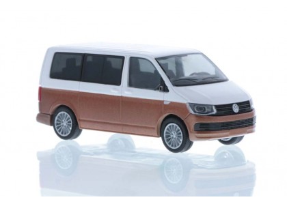 Microbus VW T6 alb/bronz - H0 Rietze 11663